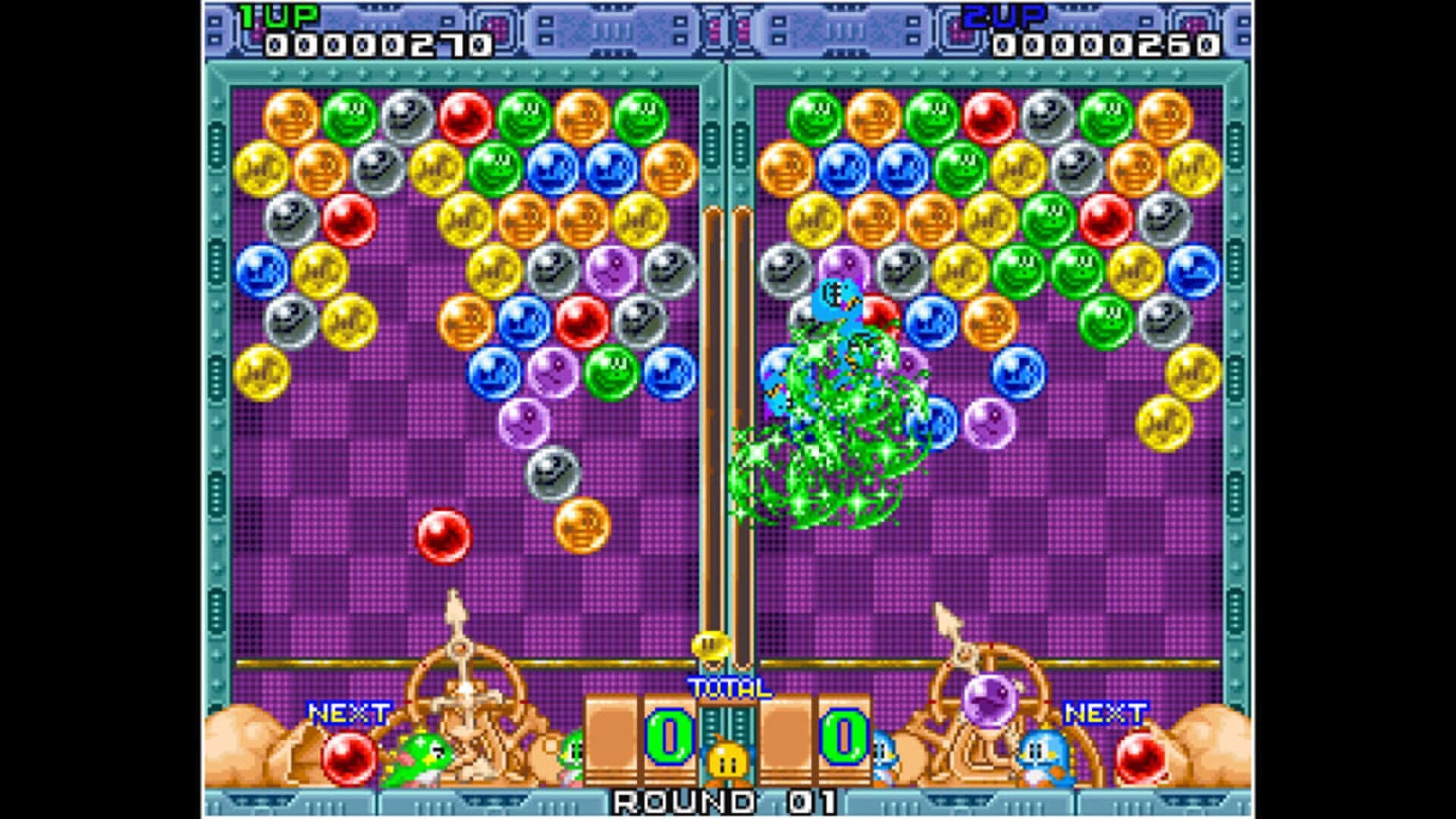 Capture d’écran 1 de ACA Neo Geo: Puzzle Bobble